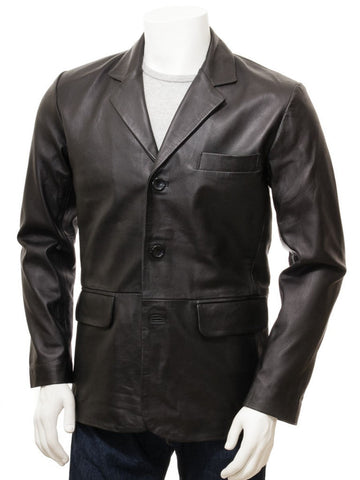 Koza Leathers Men's Real Lambskin Leather Blazer KB111